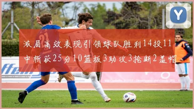 浓眉高效表现引领球队胜利14投11中斩获25分10篮板3助攻3抢断2盖帽